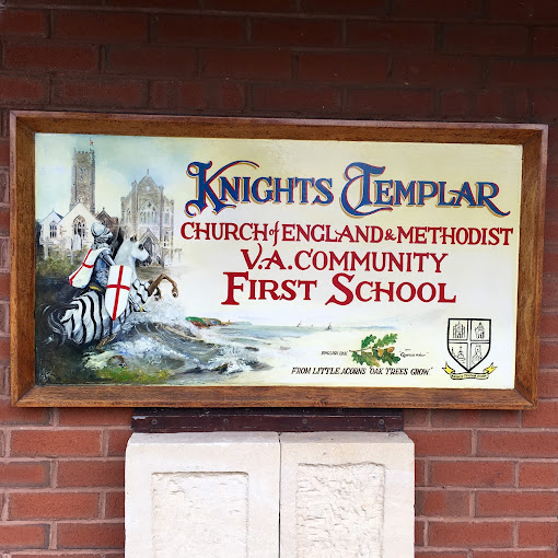 Knights Templar Church of England & Methodist V.A. Community First School Logo